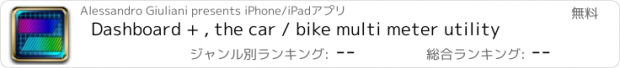 おすすめアプリ Dashboard + , the car / bike multi meter utility