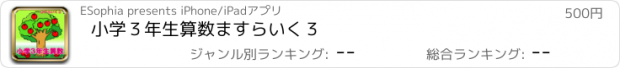 おすすめアプリ 小学３年生算数　ますらいく３