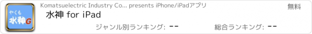 おすすめアプリ 水神 for iPad
