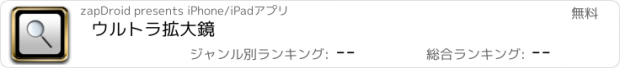 おすすめアプリ ウルトラ拡大鏡