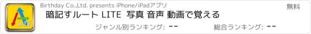 おすすめアプリ 暗記すルート LITE  写真 音声 動画で覚える