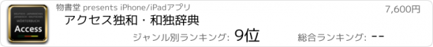 おすすめアプリ アクセス独和・和独辞典