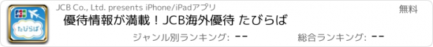 おすすめアプリ 優待情報が満載！JCB海外優待 たびらば