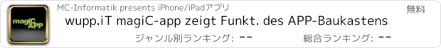 おすすめアプリ wupp.iT magiC-app zeigt Funkt. des APP-Baukastens