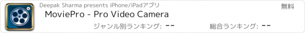 おすすめアプリ MoviePro - Pro Video Camera
