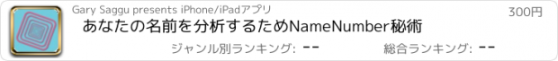 おすすめアプリ あなたの名前を分析するためNameNumber秘術