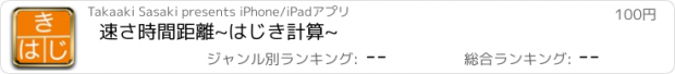 おすすめアプリ 速さ時間距離~はじき計算~