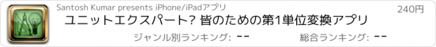 おすすめアプリ ユニットエクスパート– 皆のための第1単位変換アプリ