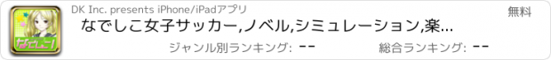 おすすめアプリ なでしこ女子サッカー,ノベル,シミュレーション,楽しい