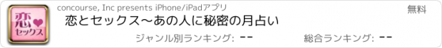 おすすめアプリ 恋とセックス～あの人に秘密の月占い