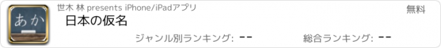 おすすめアプリ 日本の仮名