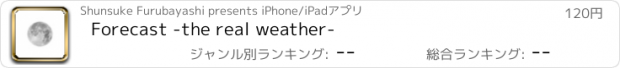 おすすめアプリ Forecast -the real weather-