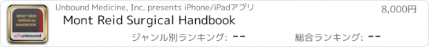 おすすめアプリ Mont Reid Surgical Handbook