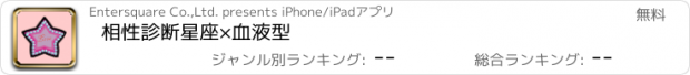 おすすめアプリ 相性診断　星座×血液型