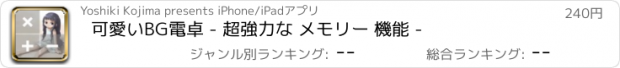 おすすめアプリ 可愛いBG電卓 - 超強力な メモリー 機能 -