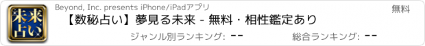 おすすめアプリ 【数秘占い】夢見る未来 - 無料・相性鑑定あり