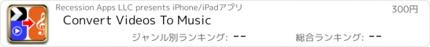 おすすめアプリ Convert Videos To Music