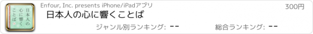 おすすめアプリ 日本人の心に響くことば