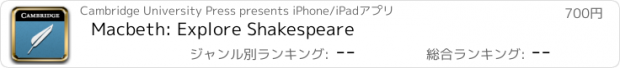 おすすめアプリ Macbeth: Explore Shakespeare