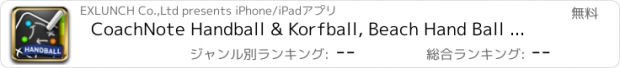 おすすめアプリ CoachNote Handball & Korfball, Beach Hand Ball : Sports Coach’s Interactive Whiteboard