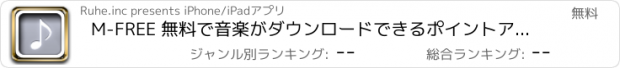 おすすめアプリ M-FREE 無料で音楽がダウンロードできるポイントアプリ！！