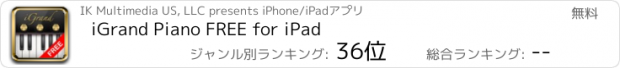 おすすめアプリ iGrand Piano FREE for iPad