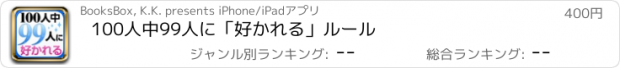 おすすめアプリ 100人中99人に「好かれる」ルール