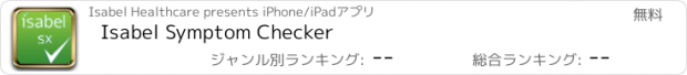 おすすめアプリ Isabel Symptom Checker