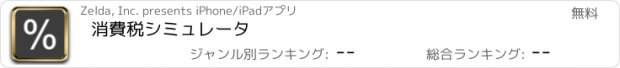 おすすめアプリ 消費税シミュレータ