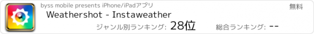おすすめアプリ Weathershot - Instaweather