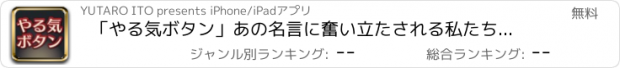 おすすめアプリ 「やる気ボタン」あの名言に奮い立たされる私たちのやる気