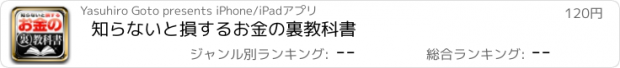 おすすめアプリ 知らないと損する　お金の裏教科書