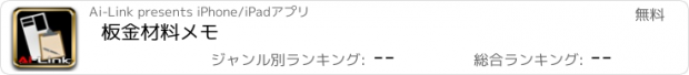 おすすめアプリ 板金材料メモ