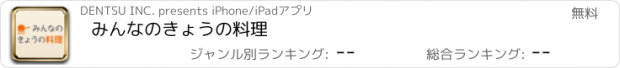 おすすめアプリ みんなのきょうの料理