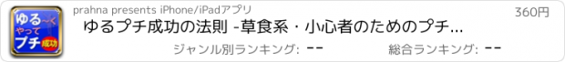 おすすめアプリ ゆるプチ成功の法則 -草食系・小心者のためのプチ勝ち組メゾット-