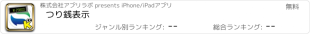 おすすめアプリ つり銭表示