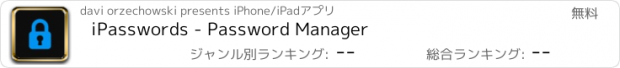 おすすめアプリ iPasswords - Password Manager