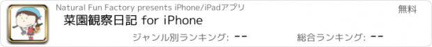 おすすめアプリ 菜園観察日記 for iPhone