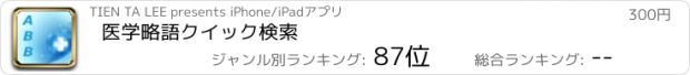 おすすめアプリ 医学略語クイック検索