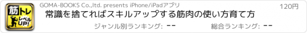 おすすめアプリ 常識を捨てればスキルアップする　筋肉の使い方育て方