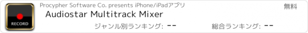 おすすめアプリ Audiostar Multitrack Mixer