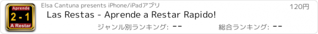 おすすめアプリ Las Restas - Aprende a Restar Rapido!