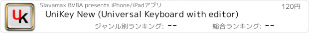 おすすめアプリ UniKey New (Universal Keyboard with editor)