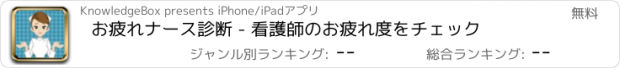 おすすめアプリ お疲れナース診断 - 看護師のお疲れ度をチェック
