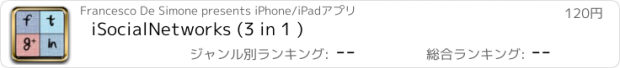 おすすめアプリ iSocialNetworks (3 in 1 )