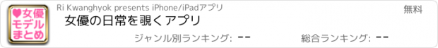 おすすめアプリ 女優の日常を覗くアプリ