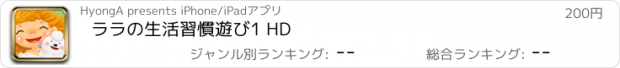 おすすめアプリ ララの生活習慣遊び1 HD