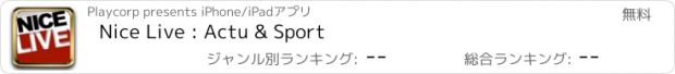 おすすめアプリ Nice Live : Actu & Sport
