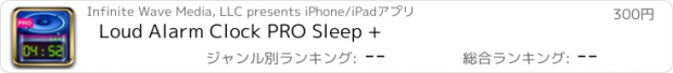 おすすめアプリ Loud Alarm Clock PRO Sleep +