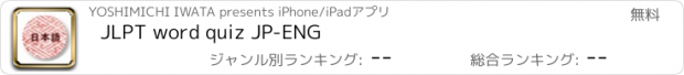 おすすめアプリ JLPT word quiz JP-ENG